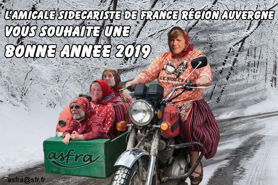 le bureau de l'ASFRA vous présente ses meilleurs voeux pour cette nouvelle année