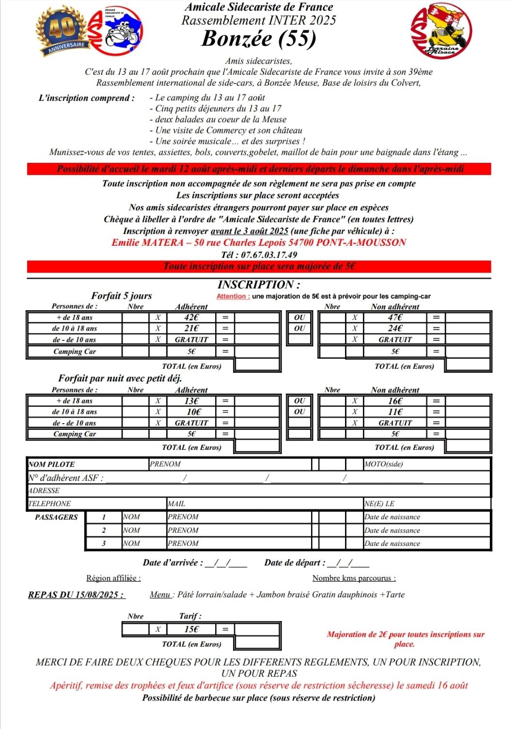 Bulletin inter 2025